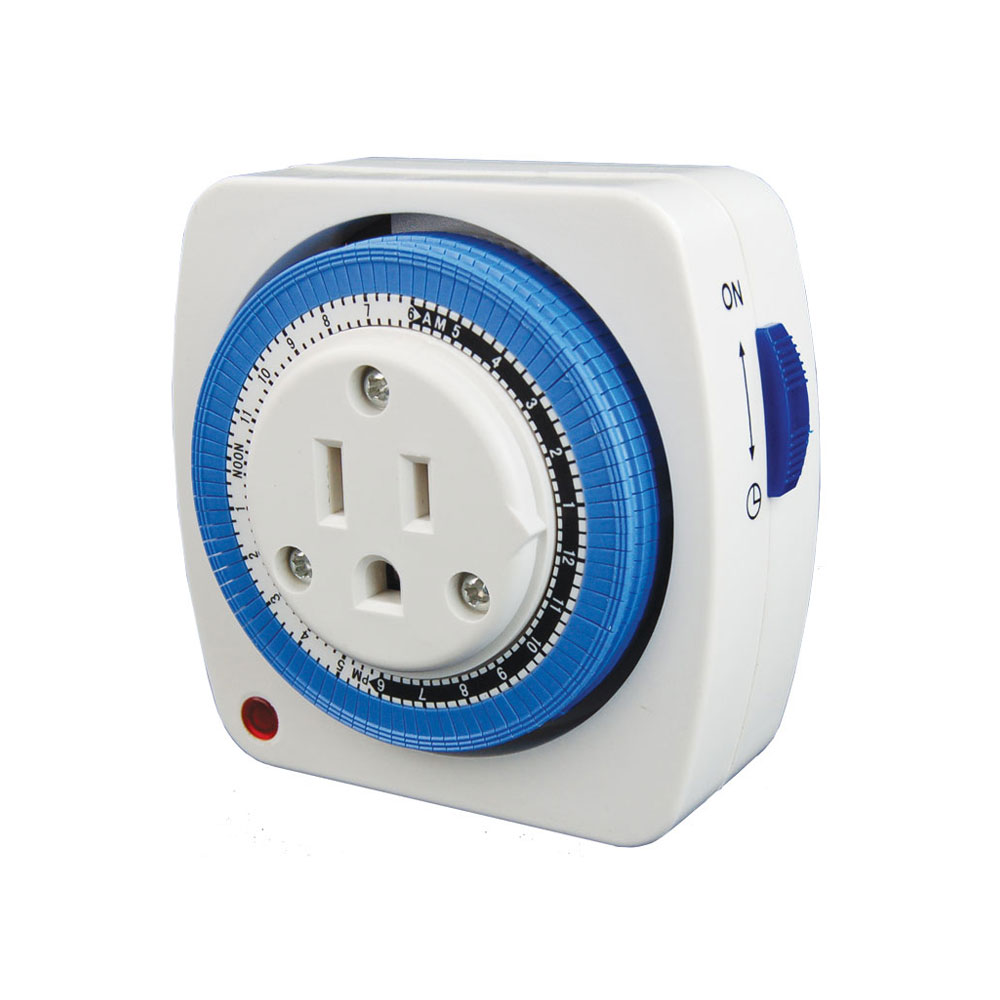 Single Outlet Mechanical Timer - 120 Volt