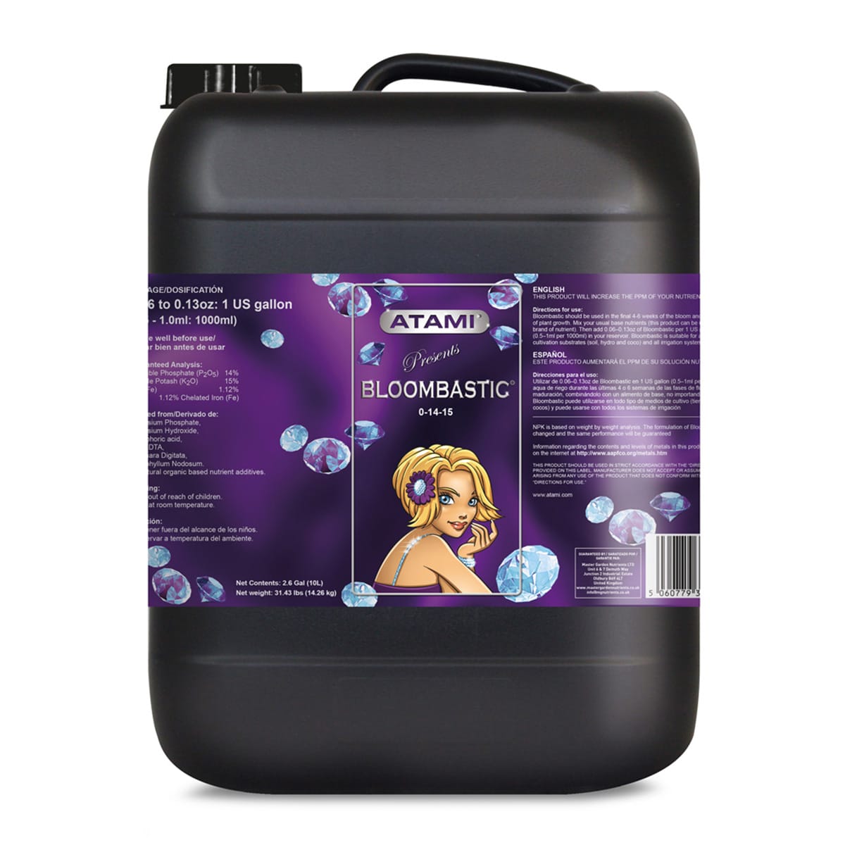 Bloombastic Bloom Stimulator - 2.6 Gal / 10L