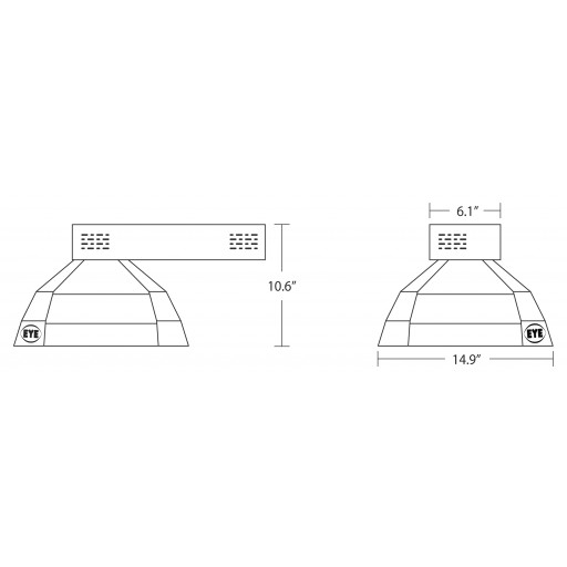 Eye Hortilux Cmh 315 Grow Light System Dimensions