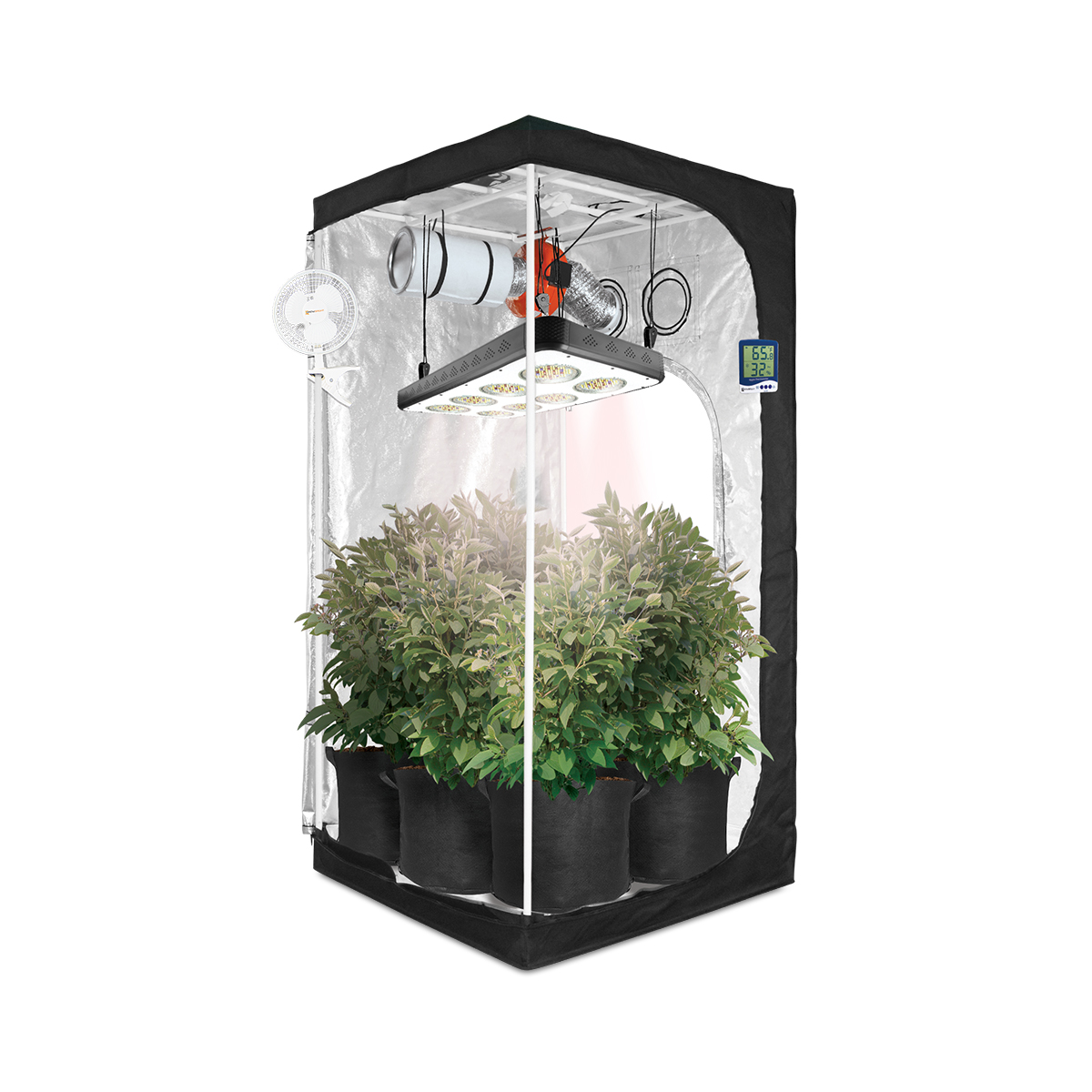 HTG Original 3x3 Organic LED Grow Tent Kit