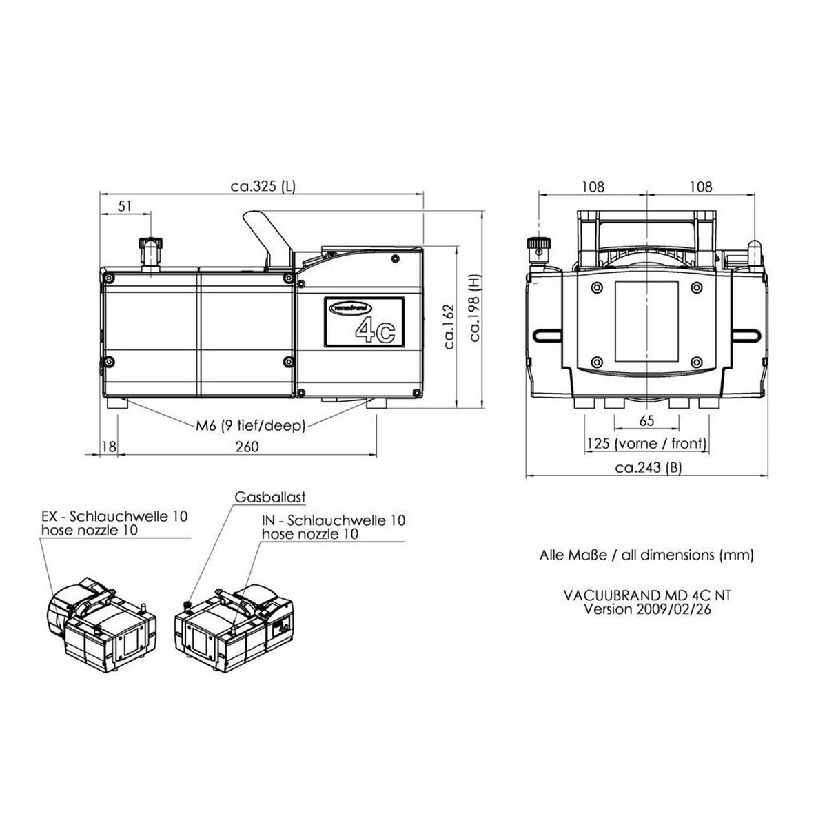Usa Lab 20L Single Jacketed Glass Reactor Turnkey System Pump Diagram