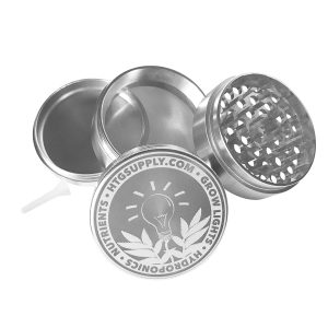 HTG Supply Metal Herb Grinder Silver