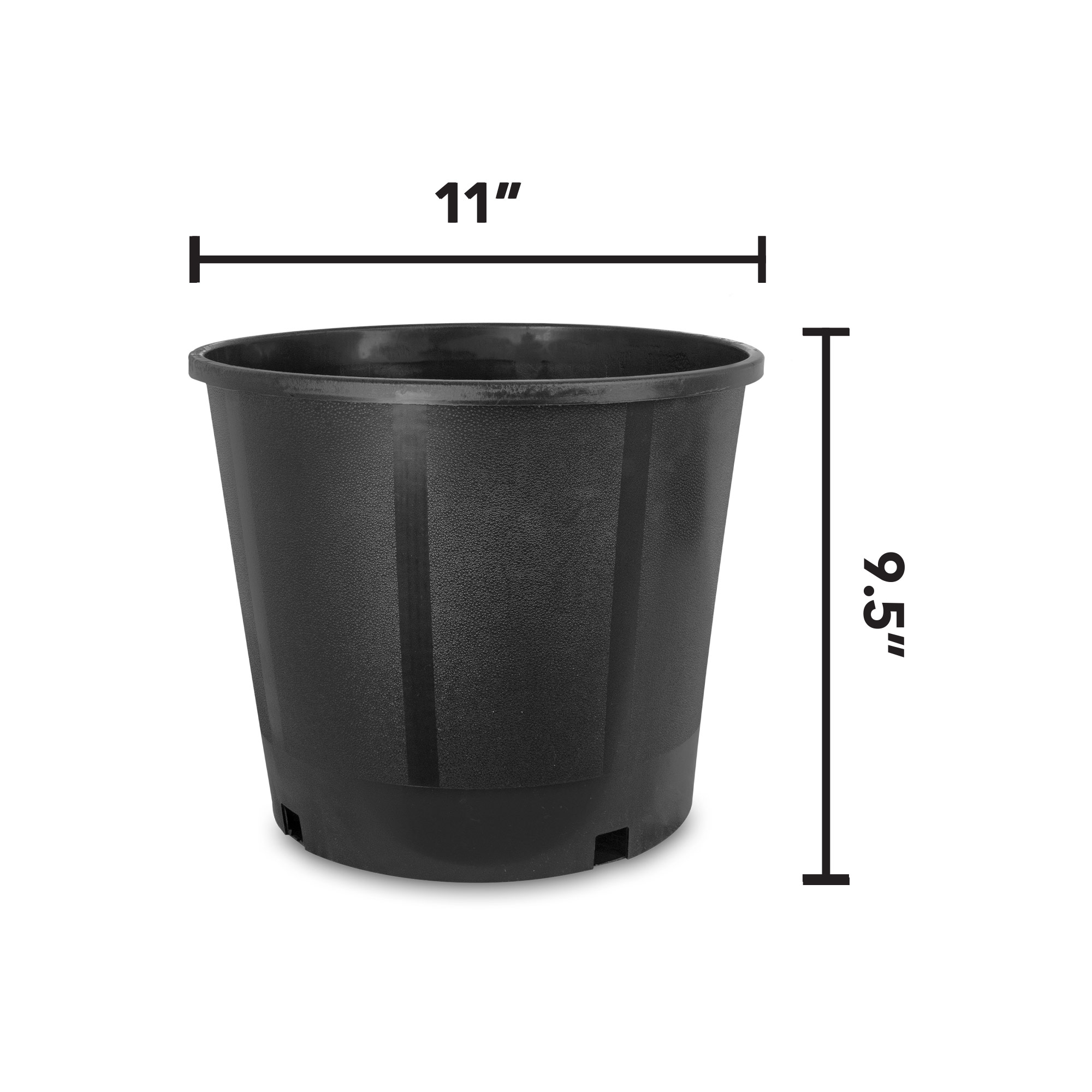 #3 Heavy Duty Nursery Pots Measurements