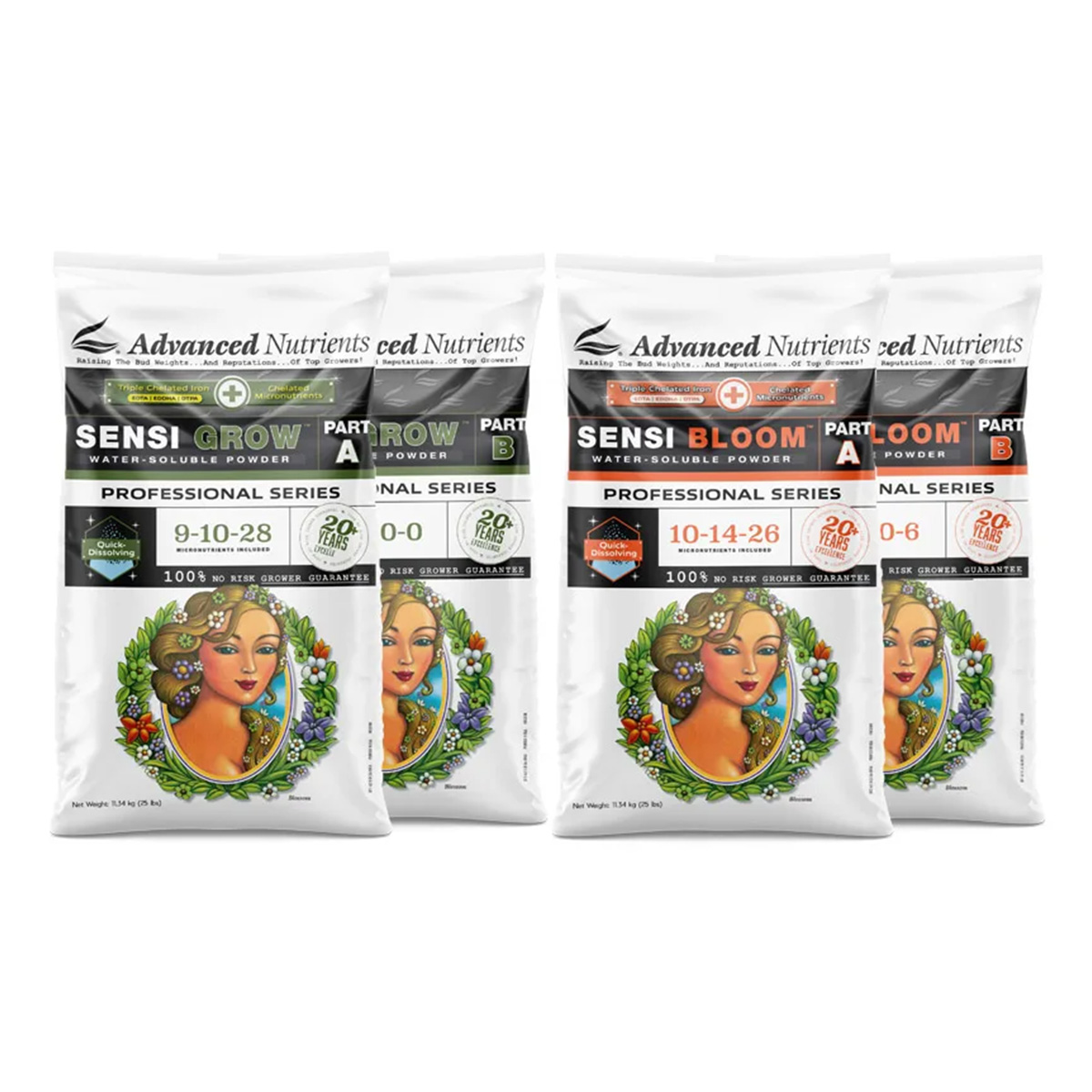 Sensi Grow and Bloom Part A & B Professional