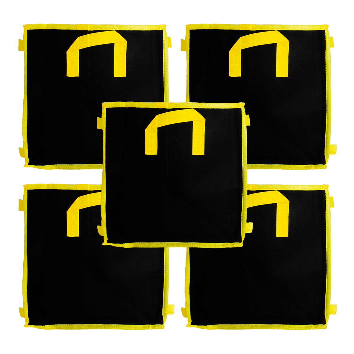 HTG Supply Square Phat Sack 5-Pack 7 Gal
