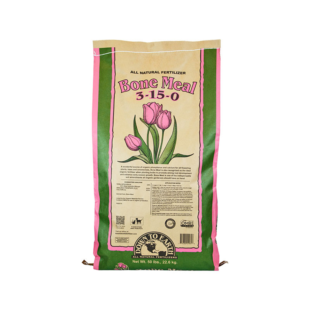 Down To Earth Bone Meal 50lb