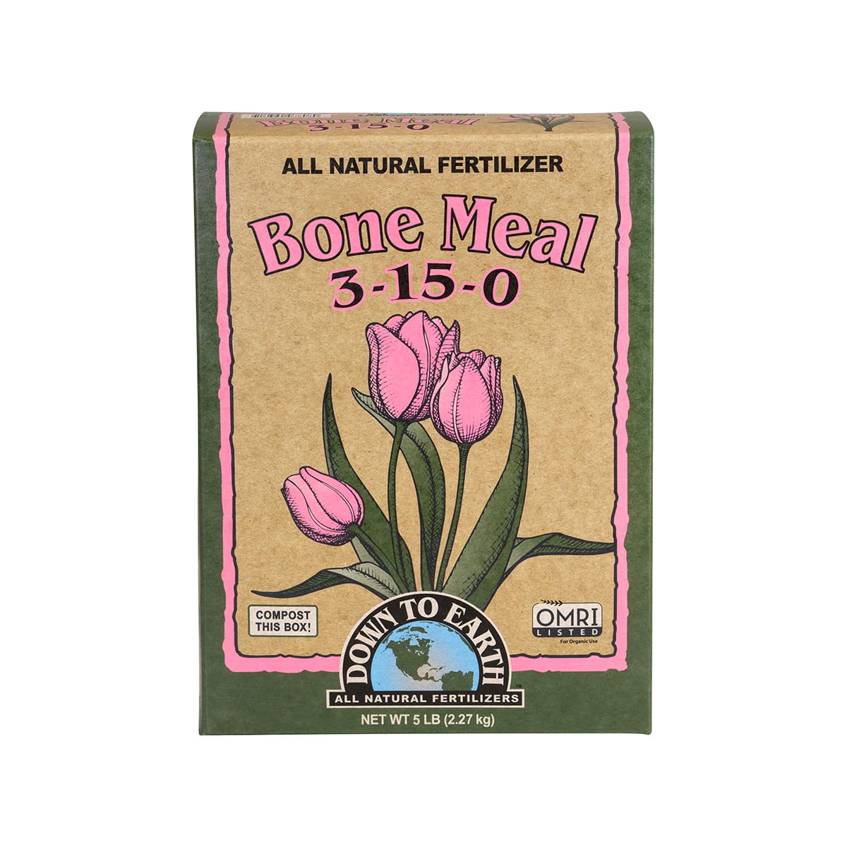 Down To Earth Bone Meal 5lb