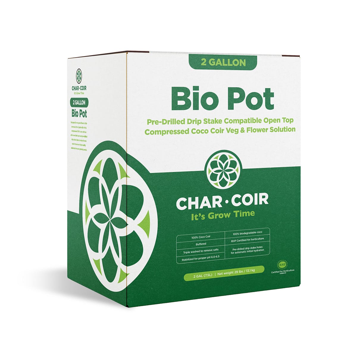 Char Coir BioPot Coco Coir - 2 Gallon