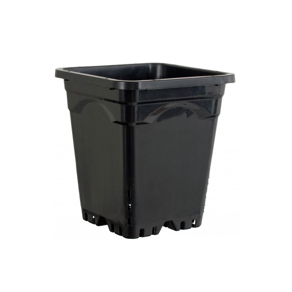 Active Aqua 12 x 12 Inch Square Black Pot