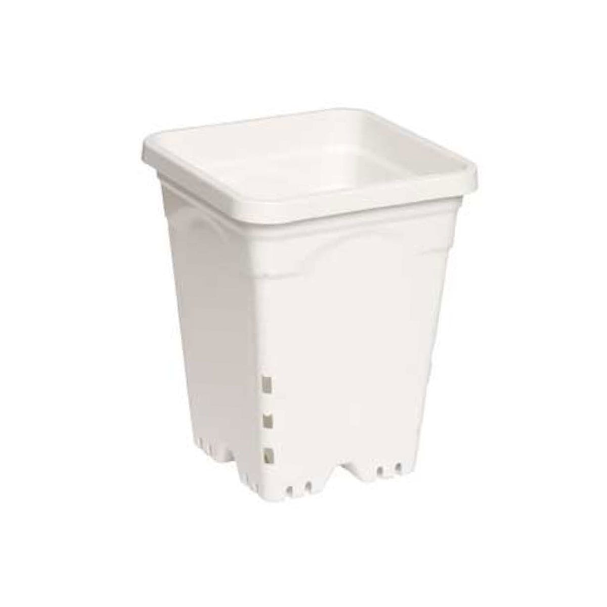 Active Aqua 12" x 12" Square White Pot - 12" Tall