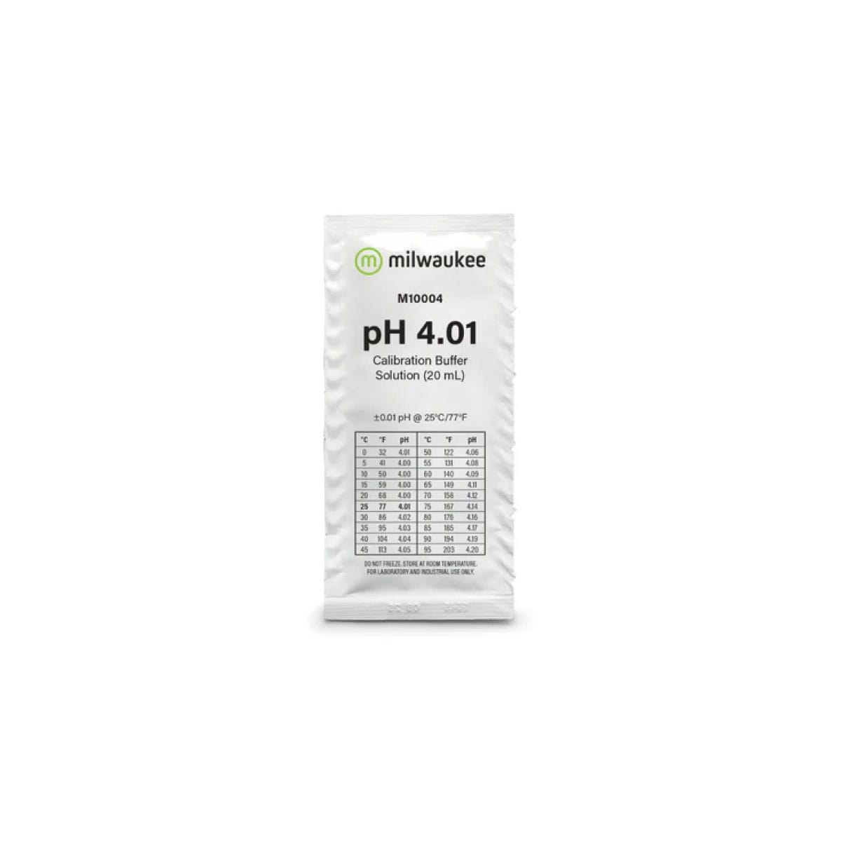 Milwaukee pH 4.01 Calibration Solution
