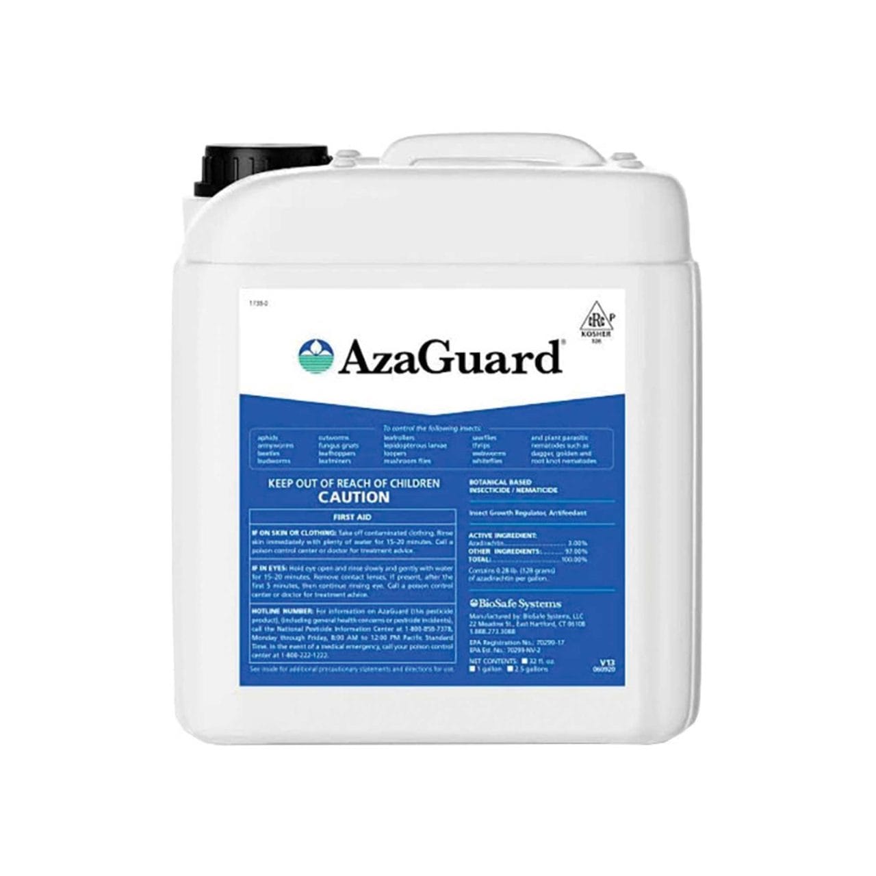 BioSafe System Azaguard - 2.5 Gallon