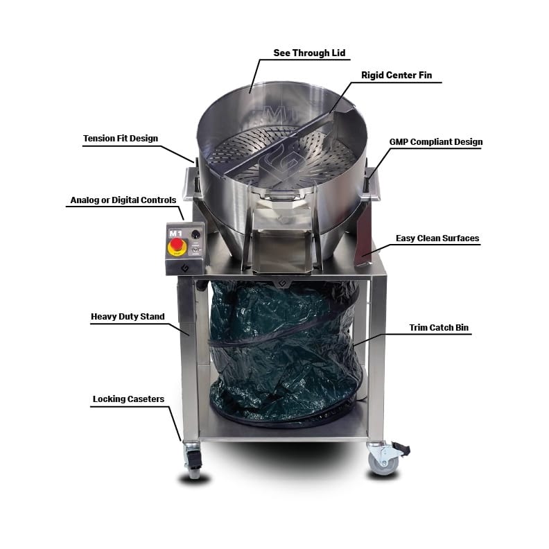 GreenBroz M1 Base Trimming Machine