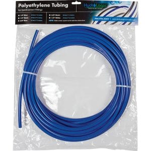 0.375 In. Hydro Logic Poly Tubing Blue - 50 Foot