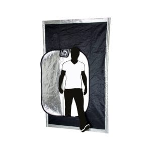 Black Zipper Hatch Door