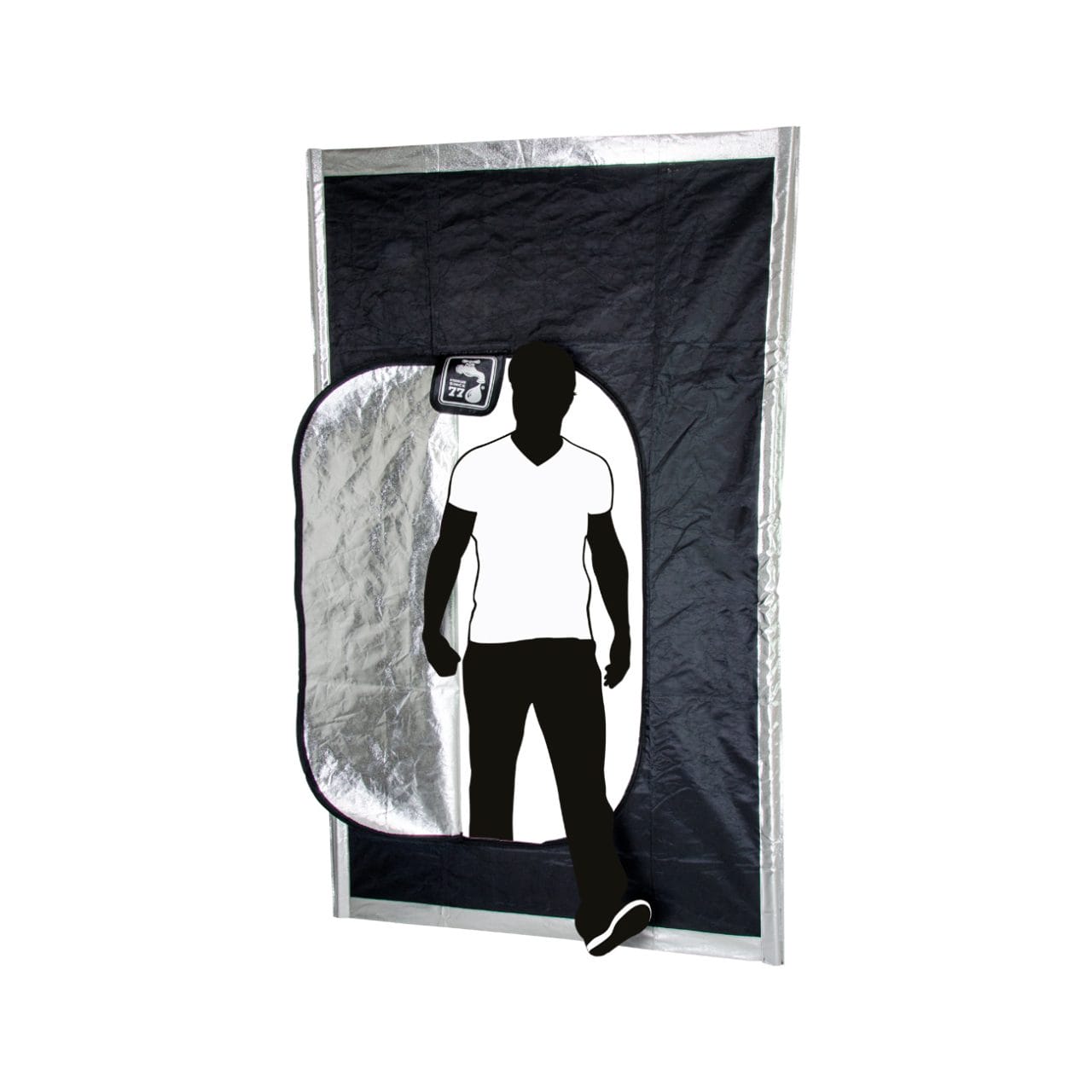 Black Zipper Hatch Door