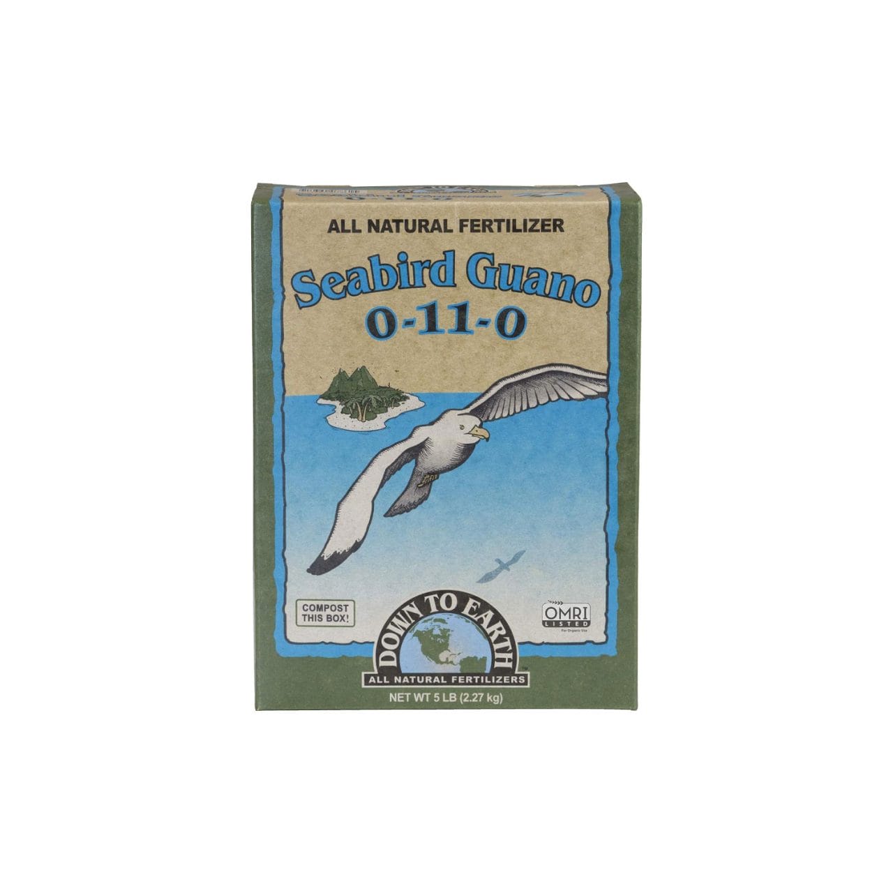 Down to Earth Seabird Guano - 5 Pounds