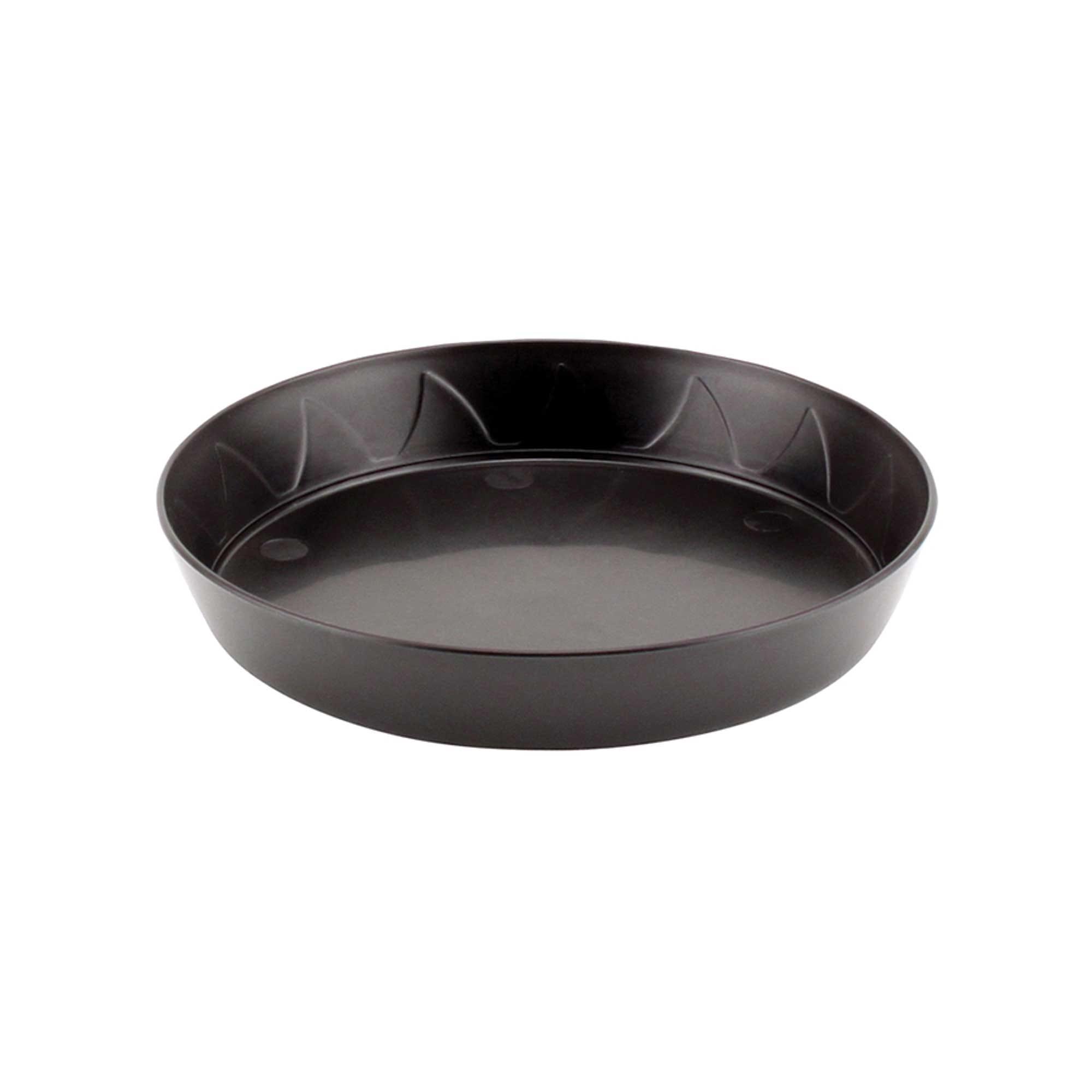 Gro Pro Heavy Black Saucer - 6 Inch