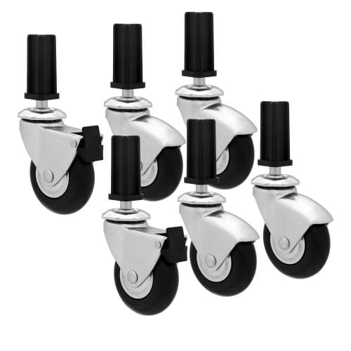 Fast Fit HD Caster Wheels - 6 Pack