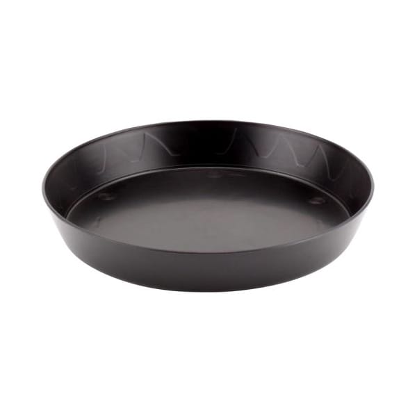 Gro Pro Heavy Black Saucer - 8 Inch