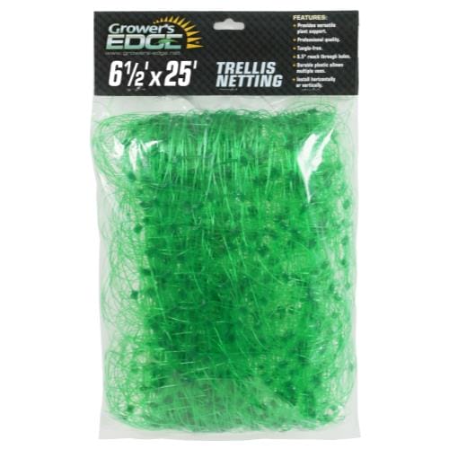 Green Trellis Net - 6.5' X 25'