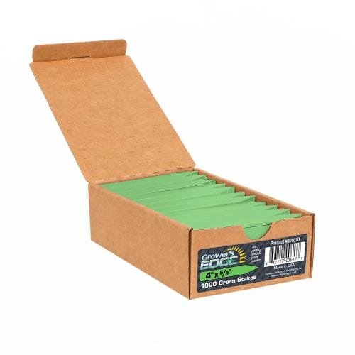 Grower's Edge Plant Label Stakes Green - 1000/box