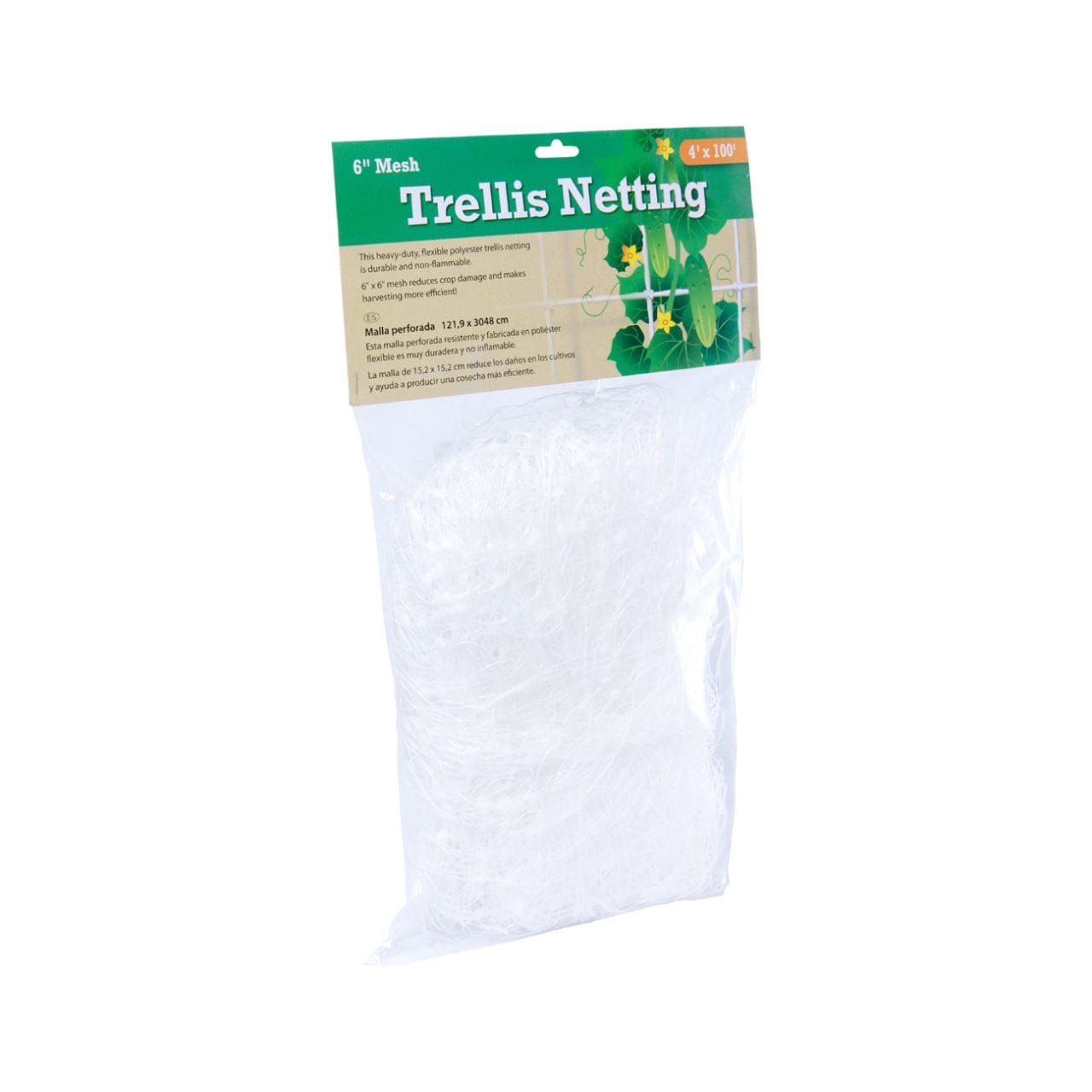 Hydrofarm Trellis Netting - 4'x100'x6"