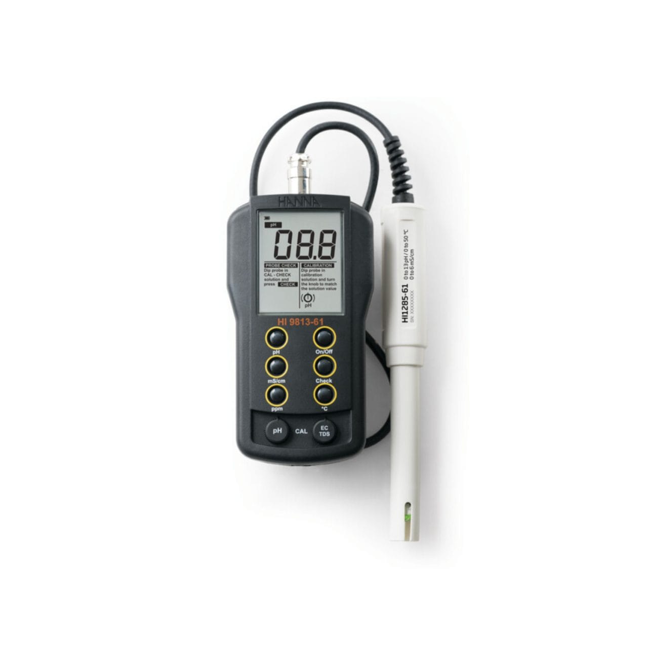 Hanna HI9813-6 Meter - pH/EC/TDS/Temp